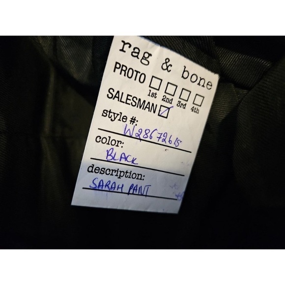 Rag & Bone The Sarah High Rise Leather Pants Women Size 2 - Picture 5 of 5